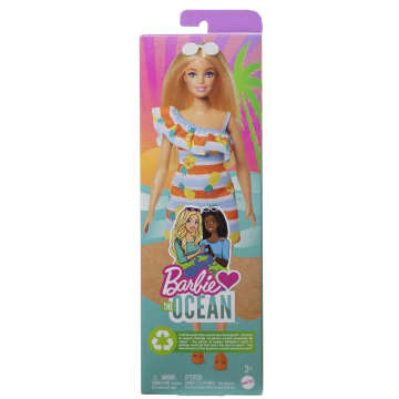 Barbie - Barbie Aime L’Océan - Poupée Blonde En Plastique Recyclé - Poupée Mannequin - 3 Ans Et + - Image 6 of 6