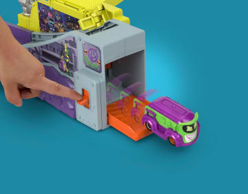 Fisher-Price Dc Batwheels Speelset Met Autoschans En Lanceerder, Legioen Van Zoom Lanceerhoofdkwartier - Image 5 of 6