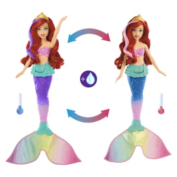 Juguetes De Disney Princesas, Muñeca De Sirena Que Nada Inspirada En Ariel - Imagen 4 de 6