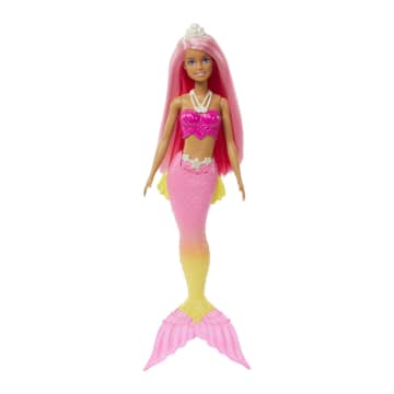 Barbie - Dreamtopia Poupée Barbie Sirène Cheveux Roses - Poupée Mannequin - 3 Ans Et + - Imagen 5 de 6