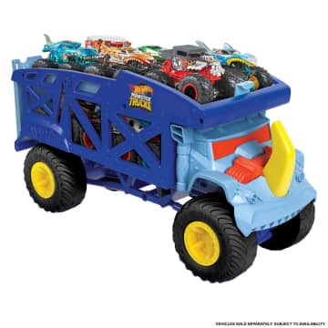 Hot Wheels Monster Trucks Rhino Rig Vehicle - Image 5 of 6