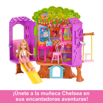 Conjunto De Juego De Muñeca Barbie Chelsea Y Casa Del Árbol Con Cachorro - Imagen 5 de 6