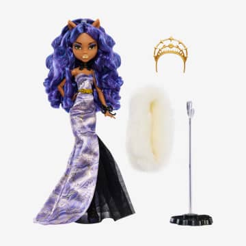 Monster High Howliday Winter Edition Clawdeen Wolf Bambola - Image 3 of 7