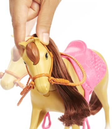Barbie Reitspaß mit Barbie (blond), Chelsea, Pferd und Pony