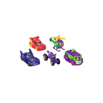 Batwheels - Assortiment De 5 Véhicules Batwheels - Coffret Petites Voitures - 3 Ans Et + - Imagen 5 de 6