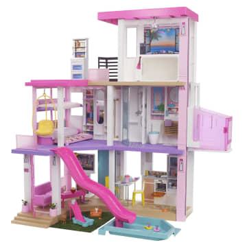 Barbie® DreamHouse Deluxe Domek dla lalek 3 poziomy + akcesoria - Image 1 of 7