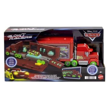 Disney Pixar Cars Glow Racers Mack Supercamión Conjunto De Juego