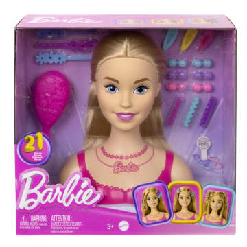 Μοντέλο Ομορφιάς Barbie, Ξανθά Μαλλιά Με 20 Χρωματιστά Αξεσουάρ