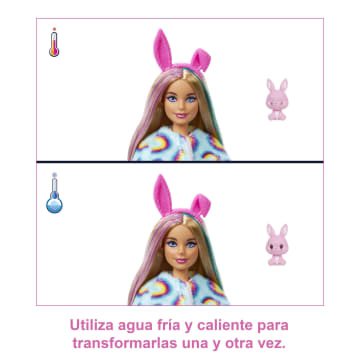 Barbie Cutie Reveal Muñeca Conejo Juguete que desvela su color en el agua