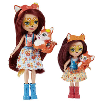 Enchantimals Felicity Fox Puppe + Little Sister