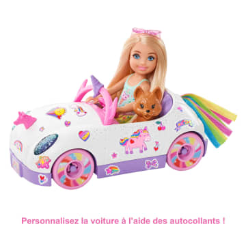 Barbie - Poupée Chelsea Avec Voiture - Coffret Poupée Mannequin - 3 Ans Et +