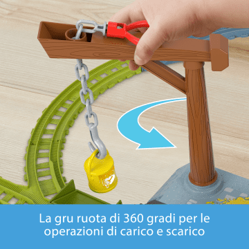 Il Trenino Thomas Consegna Vernice Treno Motorizzato E Pista Per Bambini In Età Prescolare - Image 4 of 6