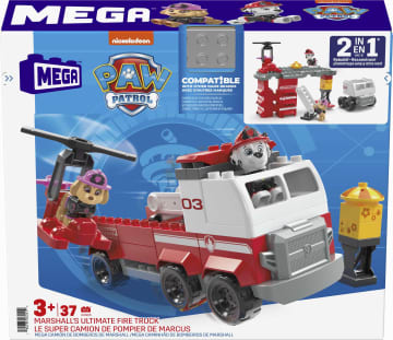 Mega Bloks Paw Patrol Marshall'S Ultimate Fire Truck