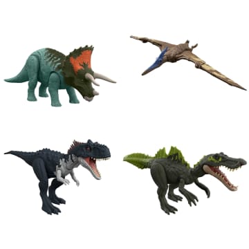 Jurassic World™ Νέοι Δεινόσαυροι με Κινούμενα Μέλη, Λειτουργία Επίθεσης & Ήχους - Image 1 of 17