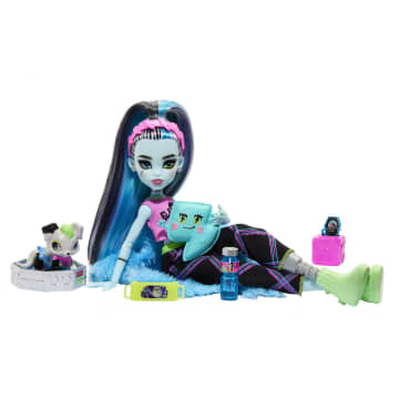 Monster High Pop En Accessoires Voor Slaapfeestje, Frankie Stein, Griezelfeestje - Image 5 of 6