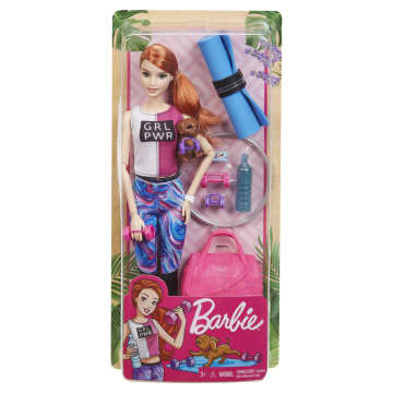 Muñecas Barbie Con Cachorro, Serie Bienestar, Spa, Entrenamiento Y Senderismo - Image 2 of 5