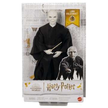 Harry Potter Lord Voldemort Figürü Ve Aksesuarlar, Karakteristik Cübbe Ve Porsuk Ağacından Yapılma Asa Bulunan, Koleksiyona Uygun Set - Image 6 of 6