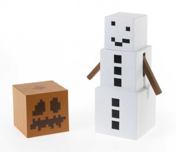 Minecraft Fusion Figures Snow Golem Figure - Image 4 of 6
