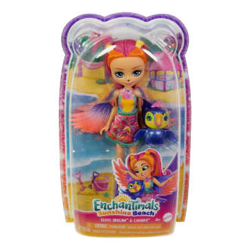 Enchantimals Sunshine Beach-Trippi Toucan Et Figurine-Poupée - Imagen 6 de 6