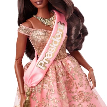 Barbie Presidente Vestido Rosa Y Dorado - Barbie The Movie - Image 4 of 6