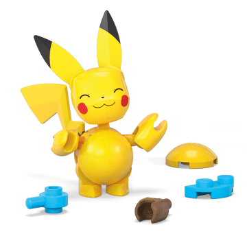 Mega Pokémon Giocattolo Da Costruzione Pikachu E Zubat, 2 Action Figure (40 Pezzi) Per Bambini
