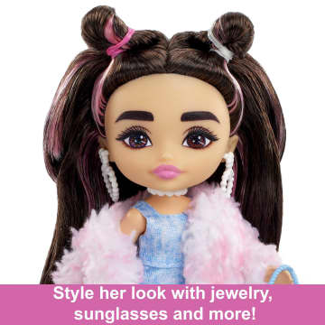 Barbie Doll, Barbie Extra Minis Brunette Doll, Kids Toys and Gifts