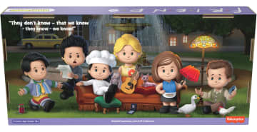 Fisher-Price Little People Verzamelset Friends Tv-Serie, Speciale Editie, 6 Figuren - Image 5 of 6