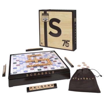 Scrabble 75Ème Anniversaire-Jeu De Plateau 2 À 4 Joueurs