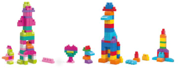 Mega Bloks® 60'lı Blok Torbaları (Mavi/Pembe) - Image 1 of 6