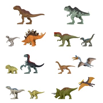 Jurassic World Mini Personaggi, Autentici, Piccolo Giocattolo Regalo