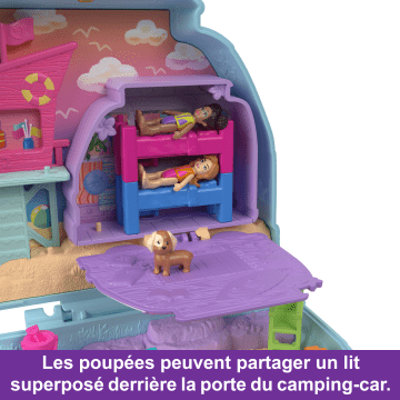 Polly Pocket - Coffret Chiot À La Plage - Coffret Mini Figurine - 4 Ans Et +