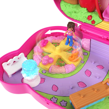 Polly Pocket - Coffret Ourson Fraise Avec Jardin - Figurines - 4 Ans Et + - Bild 5 von 6