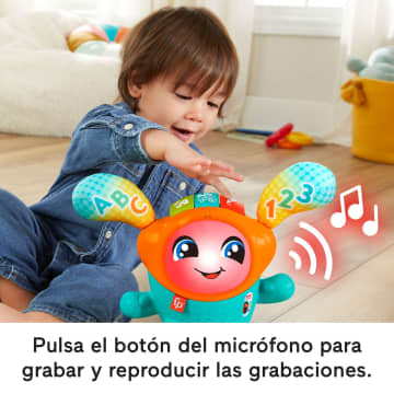 Juguete De Aprendizaje Para Bebés Dj Bouncin’ Star De Fisher-Price Con Luces, Música Y Movimiento, Versión Multilingüe - Imagen 5 de 7