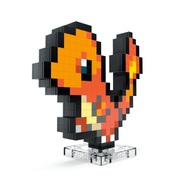 Mega Pokémon Pixel Charmander Figurka Do Zbudowania