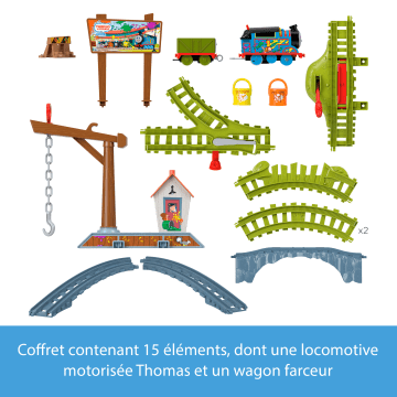 Thomas Et Ses Amis - Coffret Livraison De Peinture - Circuit À Construire - 3 Ans Et + - Image 5 of 6