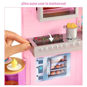 Barbie Cook 'n Grill Restaurant Muñeca y conjunto de juego - Imagen 4 de 6
