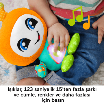 Türkçe Dil Desteğiyle Bebekler Için Müziklerle Şarkılar Içeren, Işıklı, Etkileşimli Ve Eğitici Fisher-Price Dj Arkadaşım Oyuncak