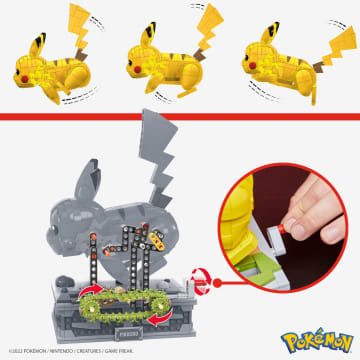 Mega Pokémon - Pikachu En Mouvement - Jouet De Construction - 12 Ans Et +