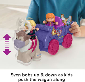 Fisher-Price Disney Frozen Anna & Kristoff's Wagon by Little People