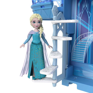 Disney Frozen, Castello Di Ghiaccio Di Elsa Set Componibile, Regalo Per Bambini E Bambine - Image 5 of 6