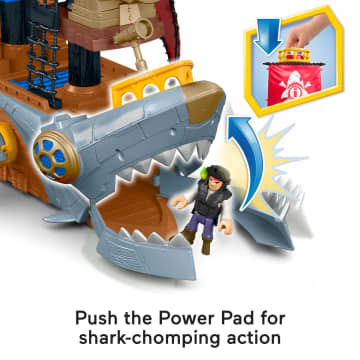 Imaginext Shark Bite Pirate Ship - Image 3 of 6