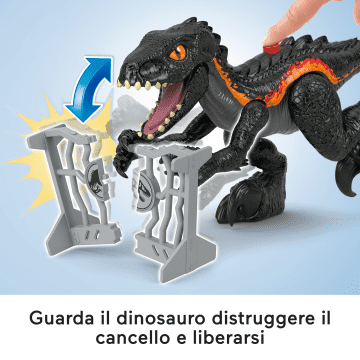 Imaginext Jurassic World Indoraptor, Dinosauro Giocattolo Con Accessori Per Bambini E Bambine In Età Prescolare