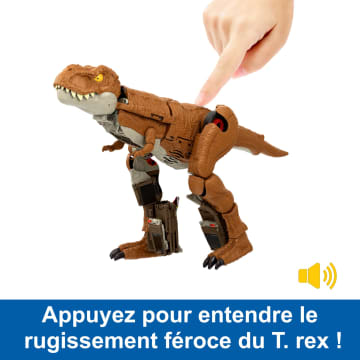 Jurassic World - T-Rex Transformation - Fierce Changer - Figurine Dinosaure - 8 Ans Et + - Imagen 5 de 7