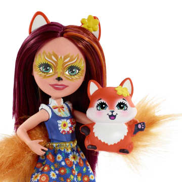Enchantimals™ Lalka Felicity Fox + lisek Flick figurka