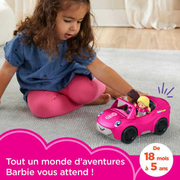 Fisher-Price - Little People - Coffret Cabriolet De Barbie Et Figurines - Imagen 2 de 6