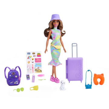 Barbie - Coffret Teresa Voyage Avec Poupée Et Chiot - Imagen 5 de 6