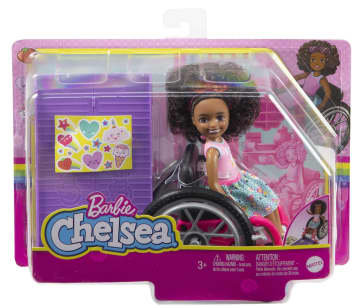 Barbie Chelsea Wheelchair Doll Brown Hair