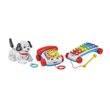 Fisher-Price Spielzeug Geschenkset inkl. Plappertelefon, Xylofon und Snoopy - Bild 1 von 6