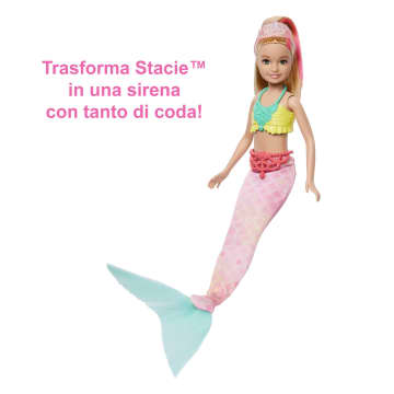 Barbie Sirene Stacie Bambola Con Coda Da Sirena - Image 3 of 8