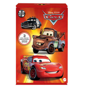 Pack de 3 vehículos metálicos de Cars de DisneyPixar
